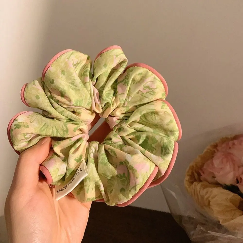 

Pastoral Style Korean Elastic Scrunchies Ponytail Holder Hair Rubber Bands Flower Hair Band Hair Accessories Korean Style