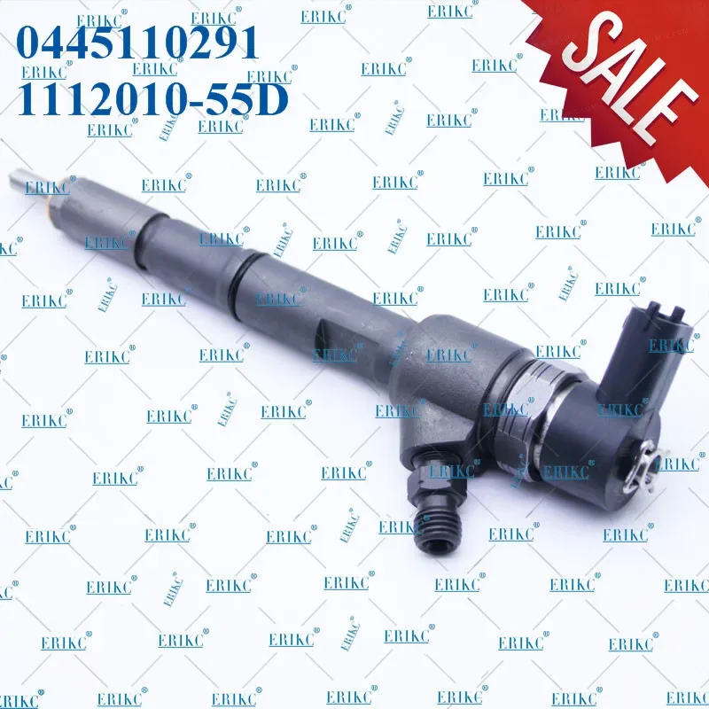 

ERIKC Injector Assy 0445110291 Auto Diesel 1112010-55D Engine Fuel Inyectors 0445 110 291 Pump Sprayer Nozzle 0 445 110 291