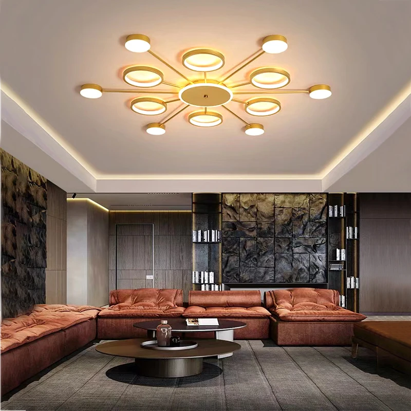 

Modern bedroom ceiling pendant lamp living room LED pendant lamp villa hotel pendant lamp dining room decoration lighting