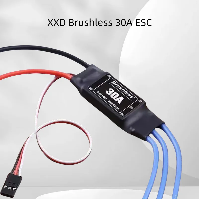 

XXD brushless 30A electronic speed control 2-4S electronic speed control 5V 2A BEC suitable for Rc multi-rotor aircraft