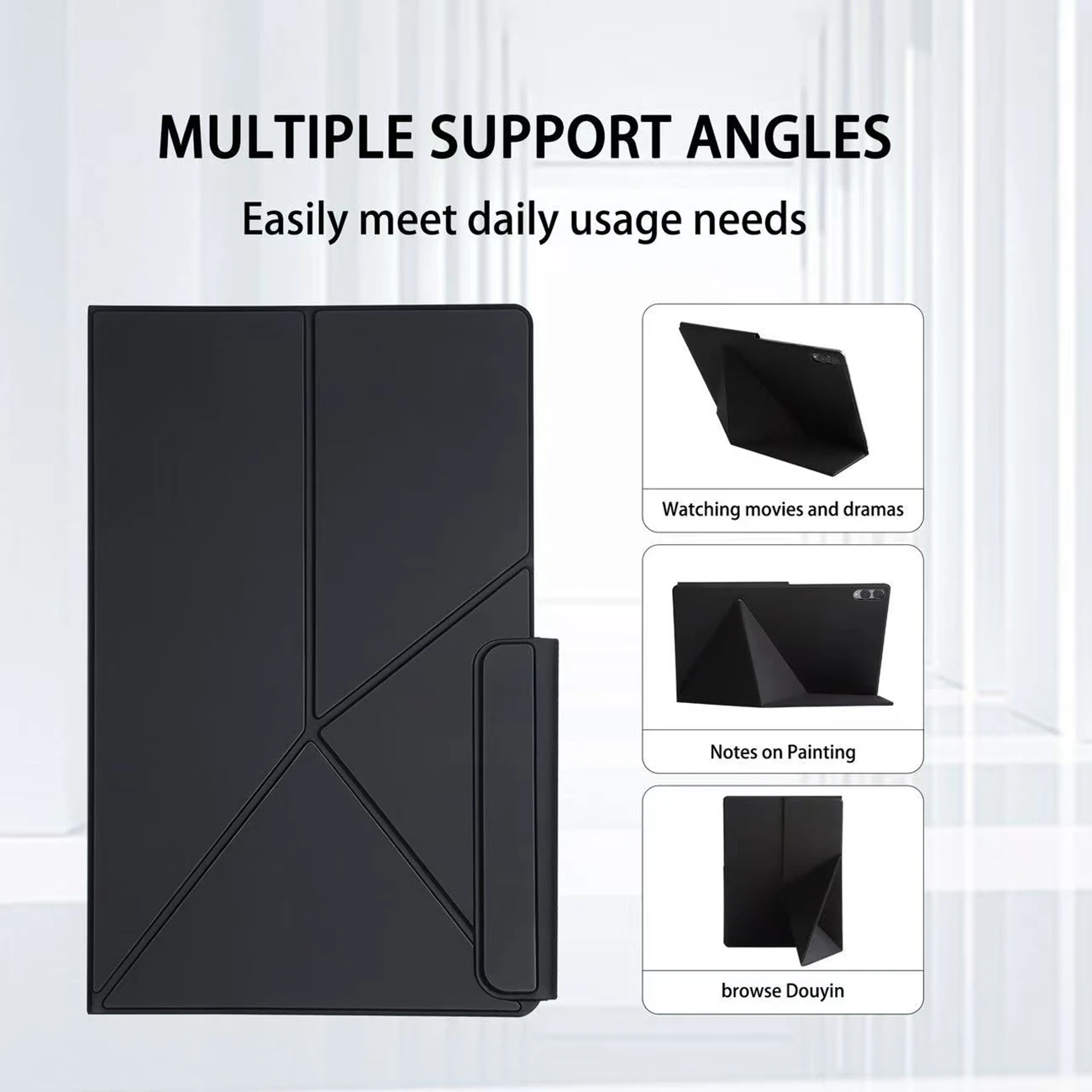 Inteligentne etui do Samsung Galaxy Tab S11, ultracienka magnetyczna obudowa z funkcją podstawki do S11 Ultra 14,6 cala z trybem Pencil Mode — zdjęcie produktu 2