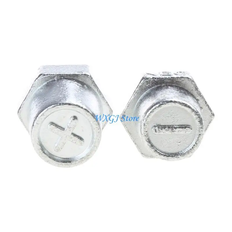 

37JE 2pcs Car Battery Terminal Clamp Connector Corrosion Resistance Wiring Convenient