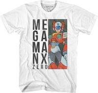 Mega Man Gaming X Zero Box Adult Short Sleeve T-Shirt Graphic Tee