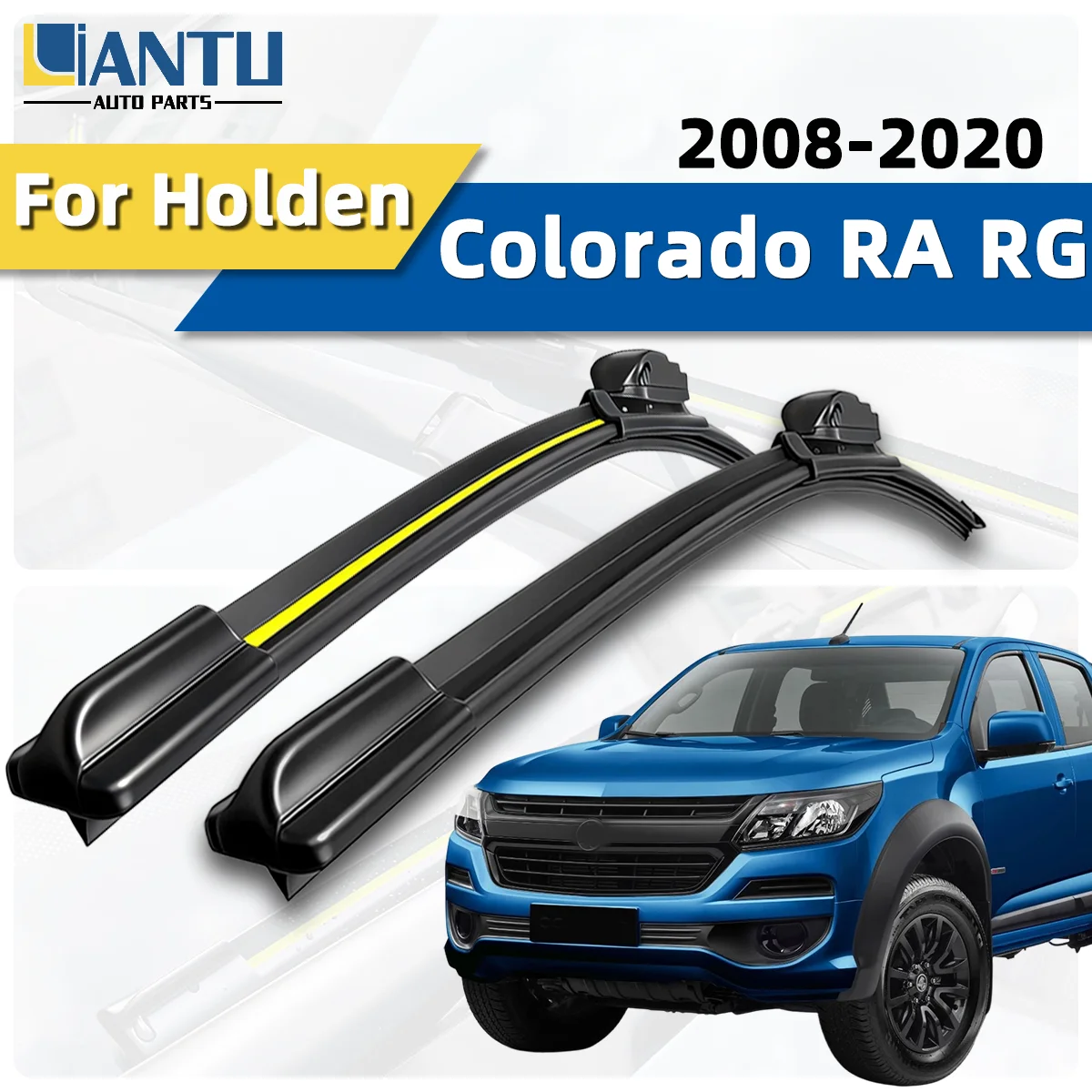 2pcs Front Windshield Wiper Fit For Holden Colorado RA RG 2008-2020 Car Wipers Blade Premium Accessorie Quiet Operation