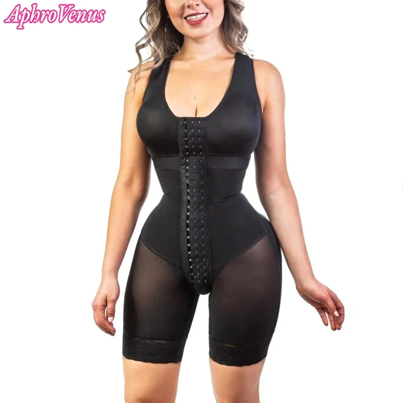 

Full Body Abdomen Control Faja Bodysuit Corset Original Colombian Girdles Postpartum Slimming Shapewear Women Underwear