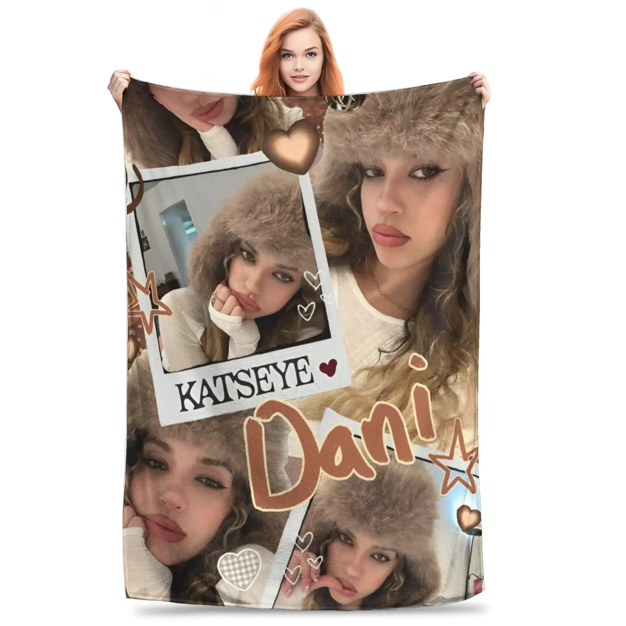 

Плюшевый плед Bassie Dandys World Super Soft для кровати, дивана, кемпинга, фланелевое покрывало