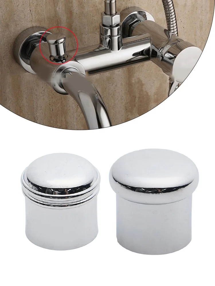 1 Pcs Copper Shower Pull Cap Switch For Water Outlet, 20x18mm Silver Replacement Handle, Easy Install Faucet Accessory