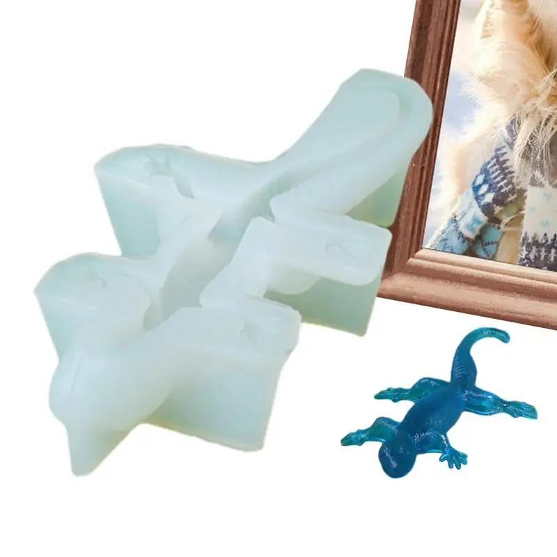 Lizard Silicone Mold 3D Realistic Animal Resin Molds For Home Decor Wall And Desktop Safe And Soft DIY Lizard Shapes 3D Lizard