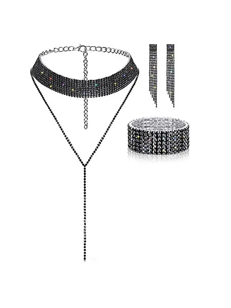 

Модный браслет-цепочка с когтями Bla, серьги, комплект ожерелья, застежка Sli, цепочка, модные ювелирные аксессуары