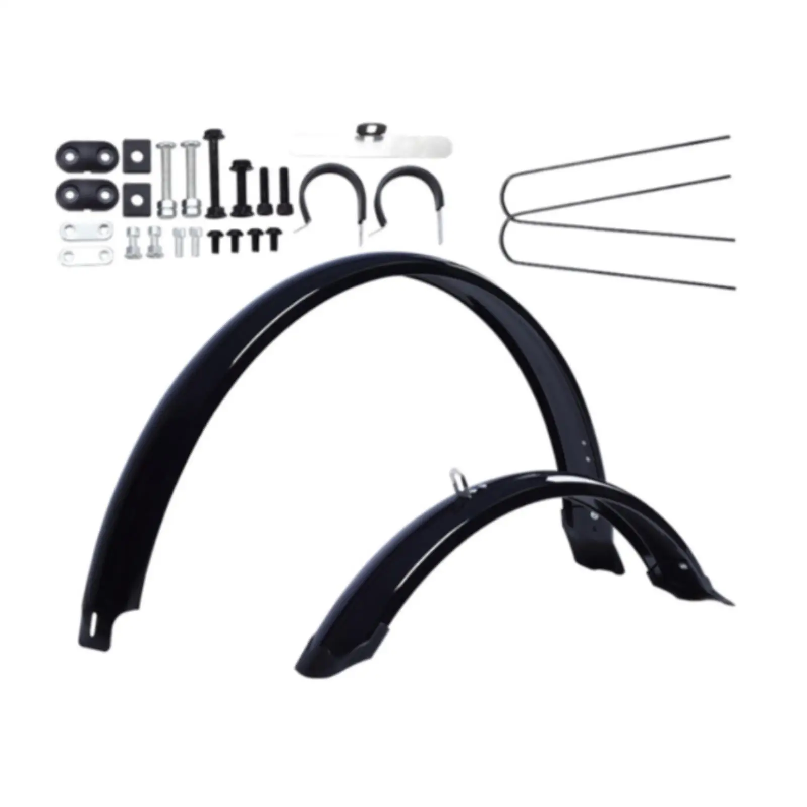 Bike Front Rear Fenders Mudflaps, Replacement Spare Parts Sturdy for Rain Bike