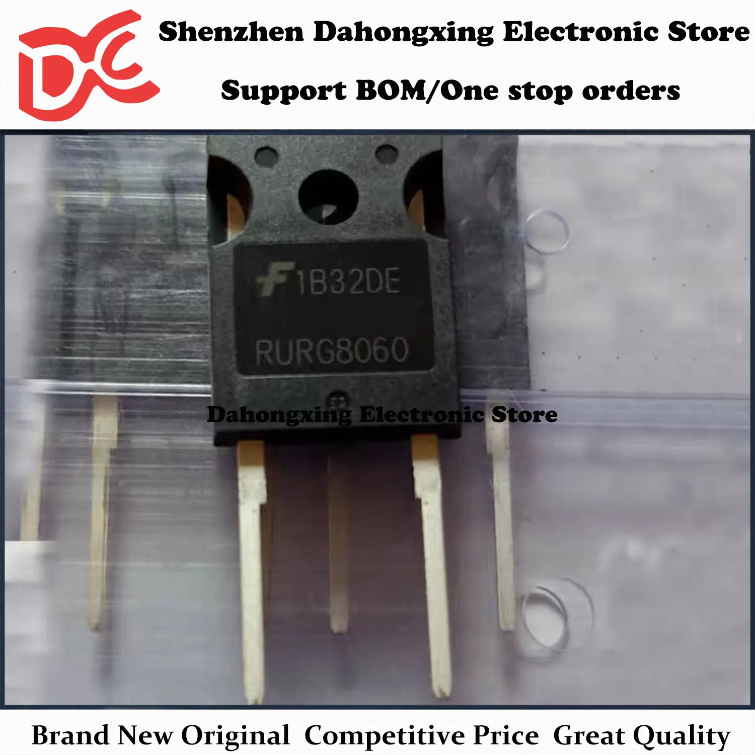 New Original 10Pcs RURG5060 RURG8060 TO-247 Fast Recovery Diode Electronic Components Great Quality
