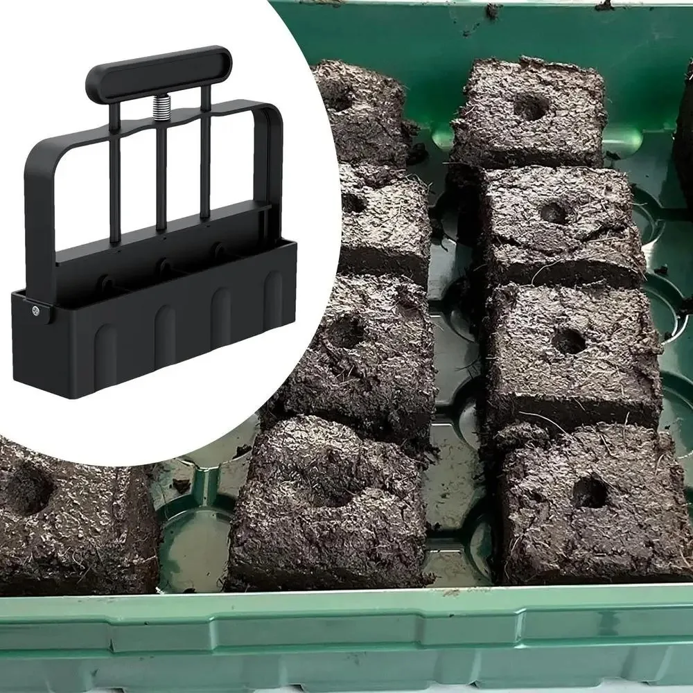 Soil Block Maker Manual Soil Block Maker Sowing Forest Farm Tools Root Soil Culture Container Making