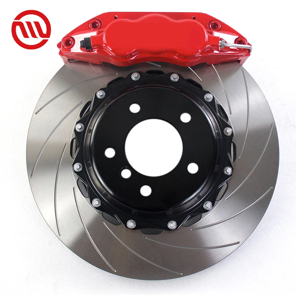 Auto Aluminum Brake System Upgrade KIT 7040 6 Pot Forg Caliper 355/380mm Rotor Disk for BMW Toyota Honda VW GTI Gold Audi MK3 TT