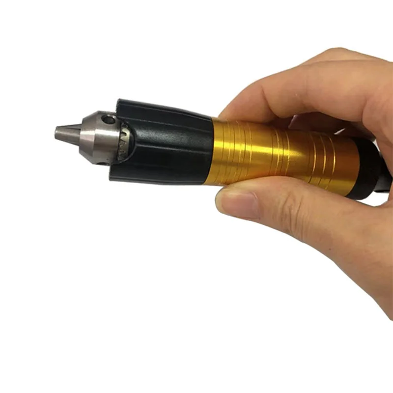 A88E-Estensione del tubo dell'albero flessibile con mandrino per trapano da 0,3-6,5 mm per utensili rotanti elettrici per trapano a mano per rettificatrice per gru