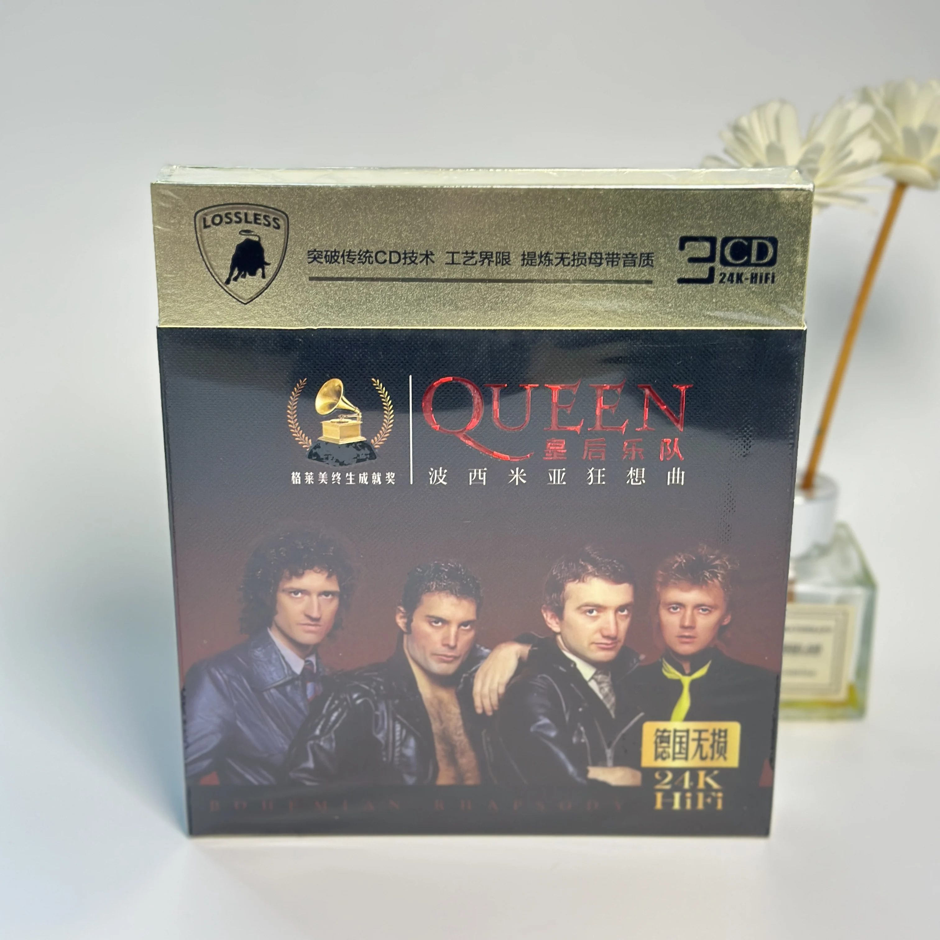 

Famous British Rock Band 3 CDs Classic Pop Rock Songs Car Lossless Vinyl CD Classic Nostalgic Music