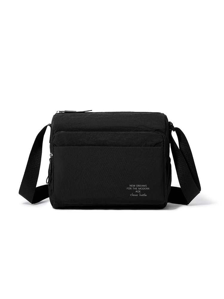 

New Portable Waterproof Wear-Resistant Single oulder Bag Crossbody Small Square Bag for Men And Women Casual Nylon Purse