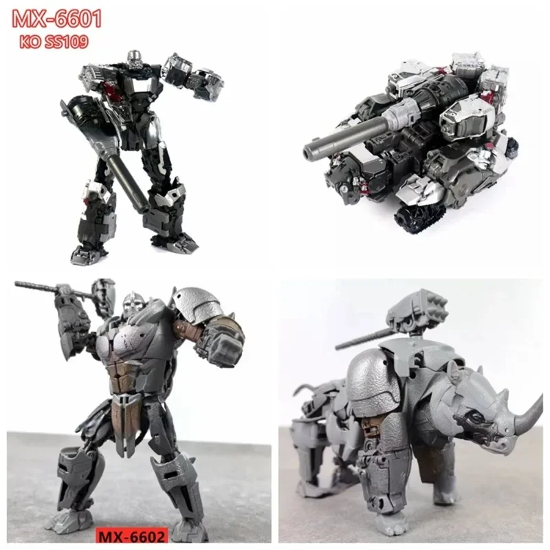 [In Stock] Transformed MX-6601 MX-6602 Ramhorn Megatank MG Tank MX6601 MX6602 KO SS109 SS113 Action Figure