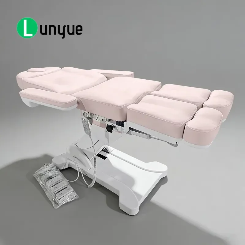 Electric Adjustable Medical Chair Split Leg Therapeutic Aesthetic Podiatric Examination Foot Care Professional Beauty
