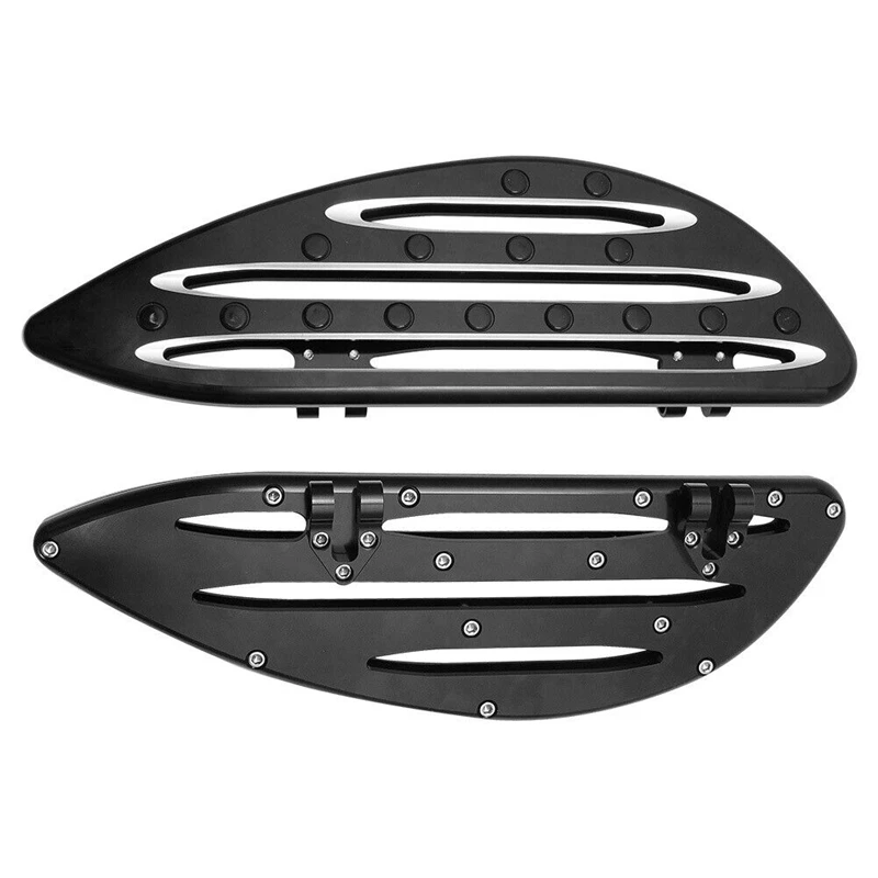 Driver Stretched Floorboards Foot Boards For  Touring Softail Dyna Fatboy Replacement Parts