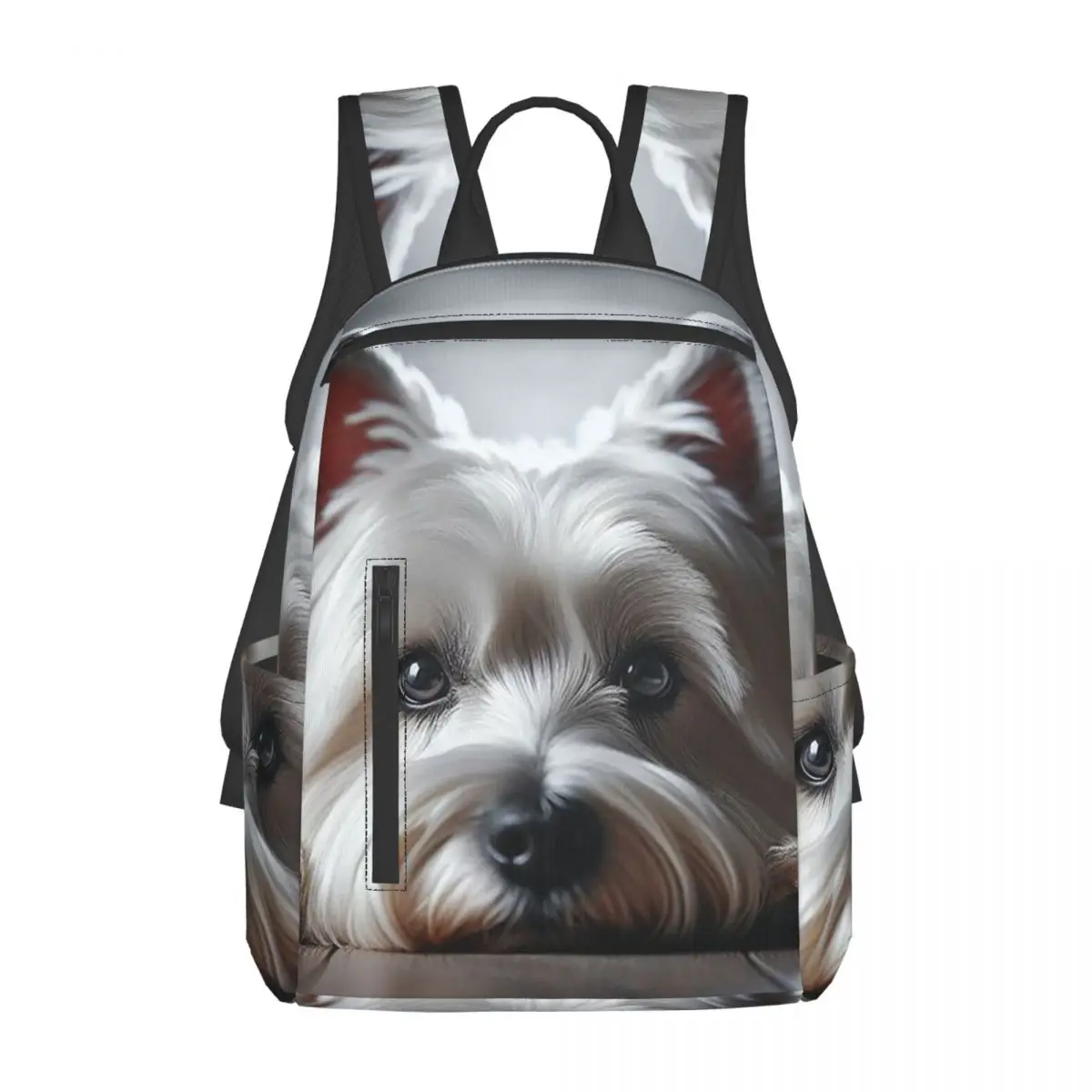 

West Highland White Terrier Backpack Daypack Large Capacity Boys Girls BookBag School Bag Shoulder Bags for Men Women