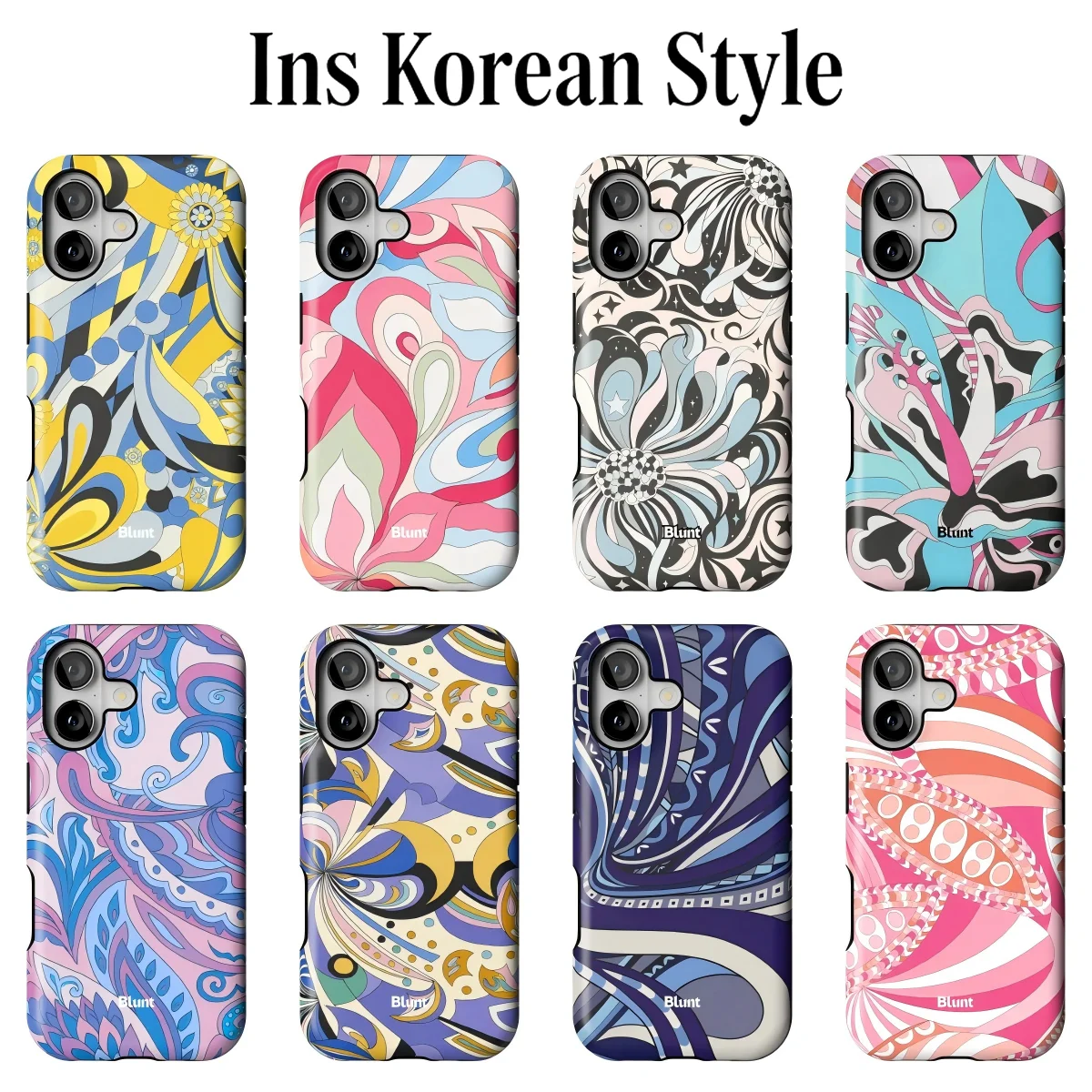Luxury Clmj Colorful Flower Phone Case for IPhone 17 17e 16e