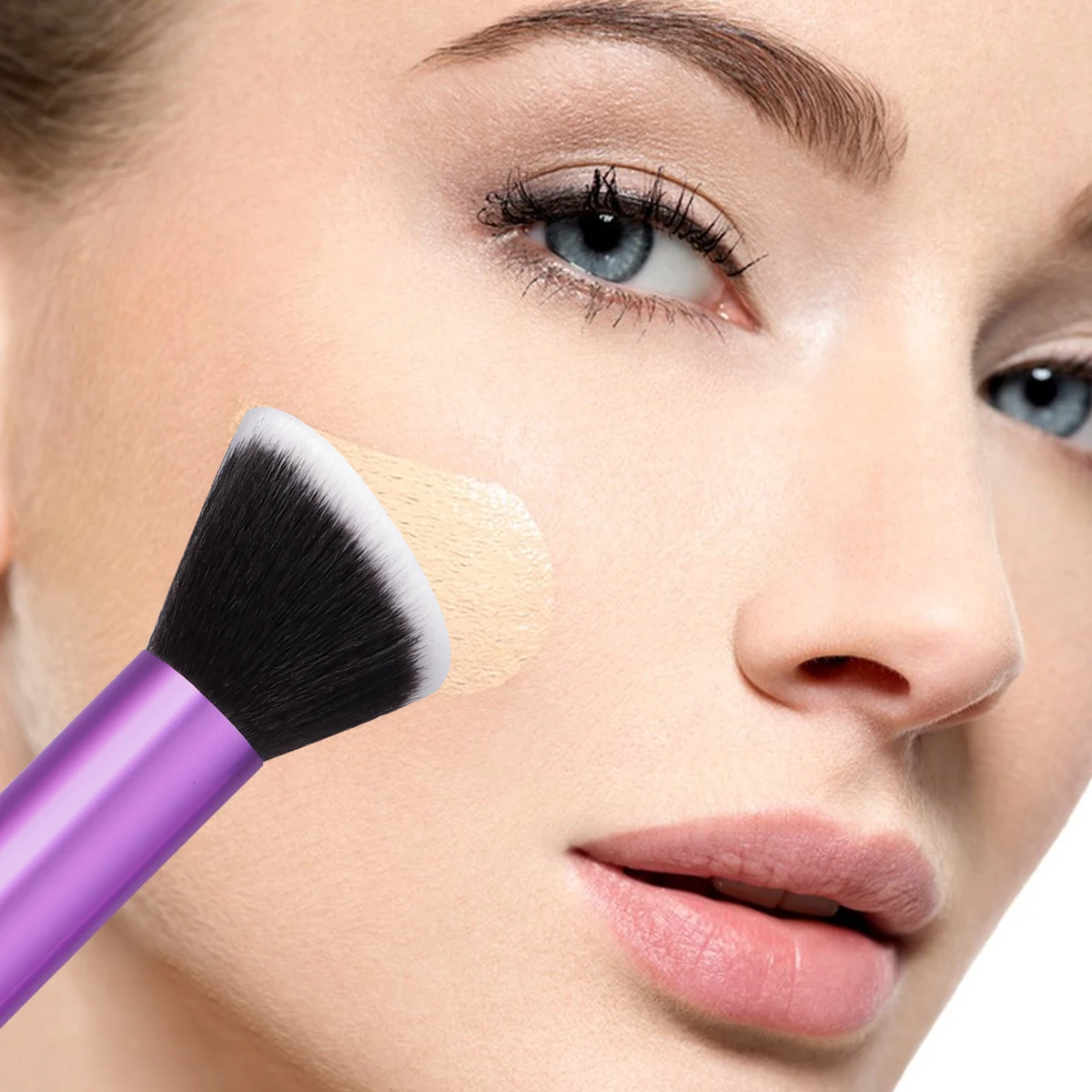 Maange-プロのメイクアップブラシセット,合成ファンデーション,フェイスパウダー,チーク,コンシーラー,やわらかい密度,メイクアップツール,20個