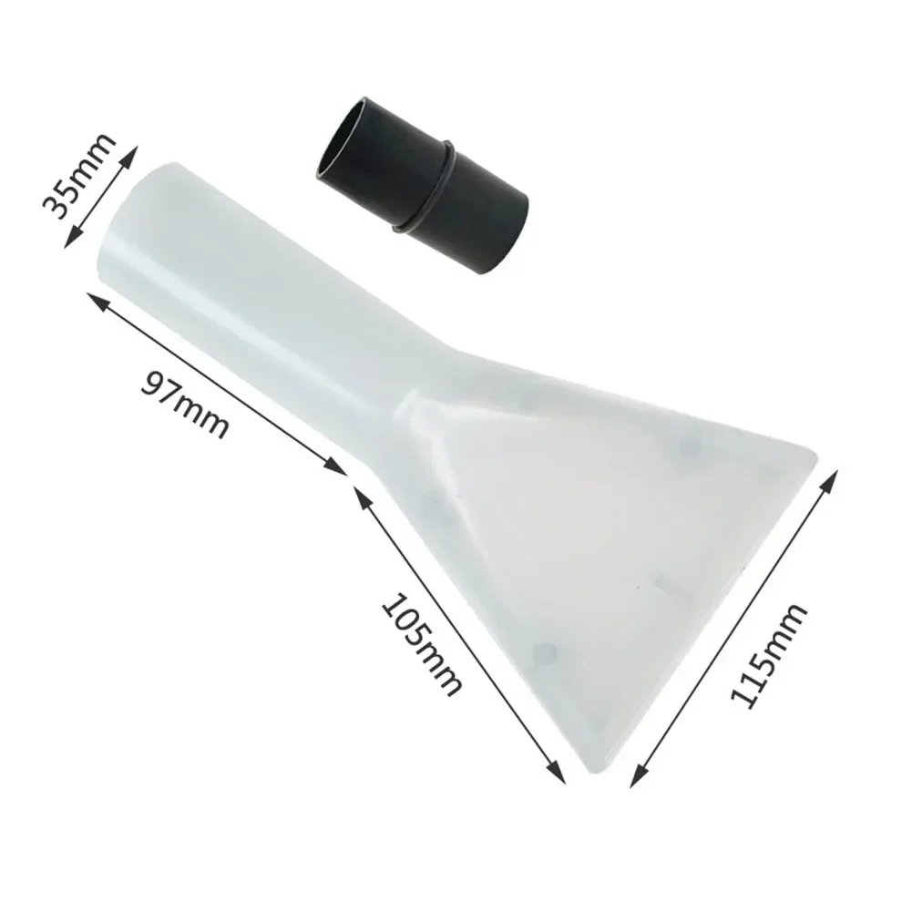 Sprayer Vacuum Extractor Nozzle Head Nozzle Upholstery Vacuum 32-35mm Carpet Machine Absorbent Transparent Scraper Head tools