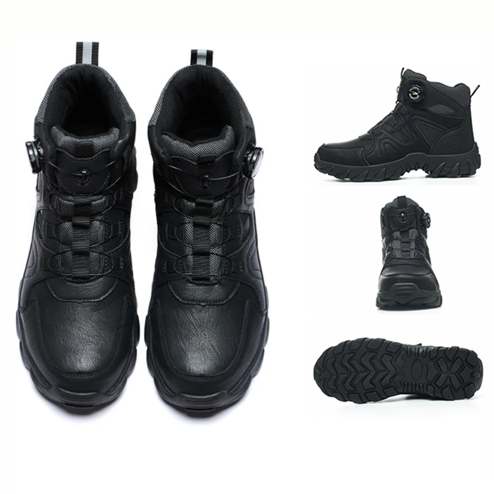 Motorcycle Boots Four Season Men Anti-fall Rider Road Racing Casual Shoes Motorbike Shoes Wear Resistant Motocross Tactics Boots