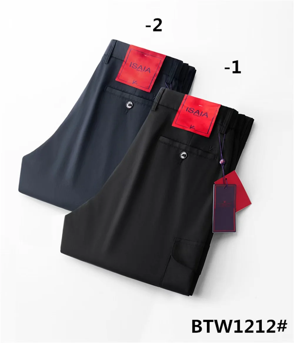 

BLLIYOSS Men Spring Summer Thin Multi Pocket Workwear Casual Pants 2026 New Comfortable Casual Elastic High Quality Size 31-40