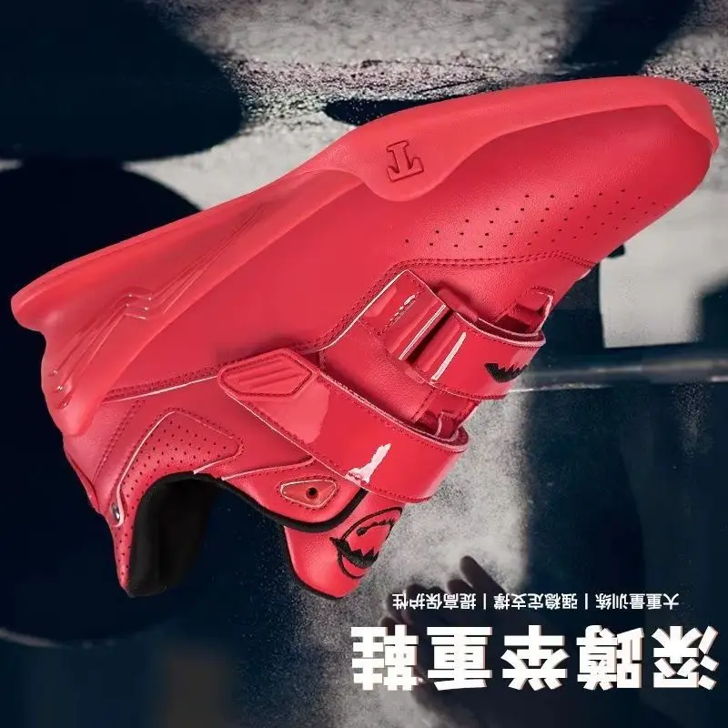 

Профессиональные мужские тяжелоатлетические туфли, зеленые, красные туфли для приседаний, мужские кожаные дизайнерские домашние спортивные туфли, тренировочная обувь