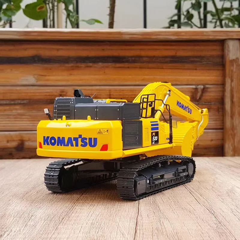 Diecast 1:43 Scale Original PC520LC-10MO Alloy Excavator Model Finished Product Simulation Toy Collection Gift Static Model