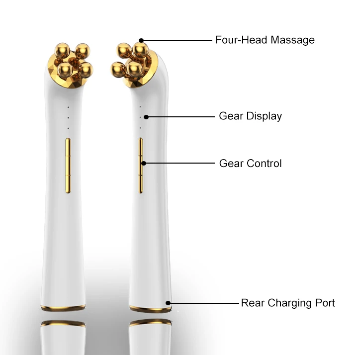 Gesicht Hals Lifting Massagegerät Anti-Aging Age R Booster Pro Gesichts-Nacken-Lifting-Massagegerät Heimgebrauch Schönheitsausrüstung für Schönheitsgeräte