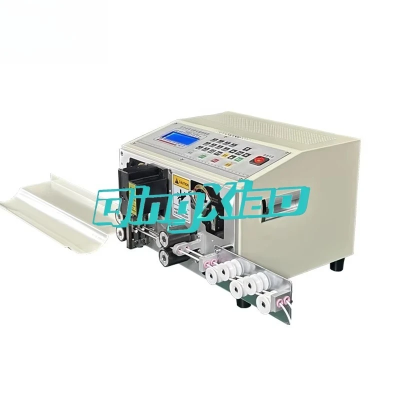 JB-350G Fully Auto Double Wire Cutting Peeling Stripper Sheath Coaxial Cable Stripping Machine for USB Charger Cable Making Tool