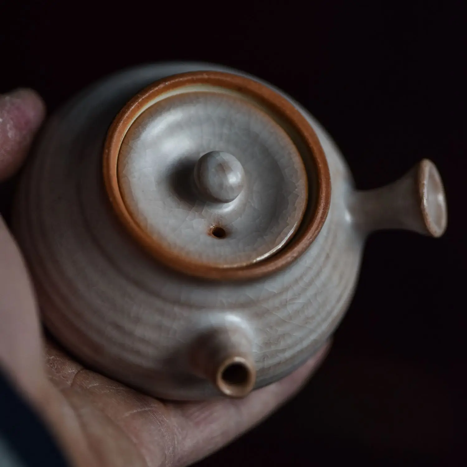 Juego de Teteras Miniatura Estilo Japonés Namban, Hechas a Mano, Estilo Vintage, Cerámica Rústica