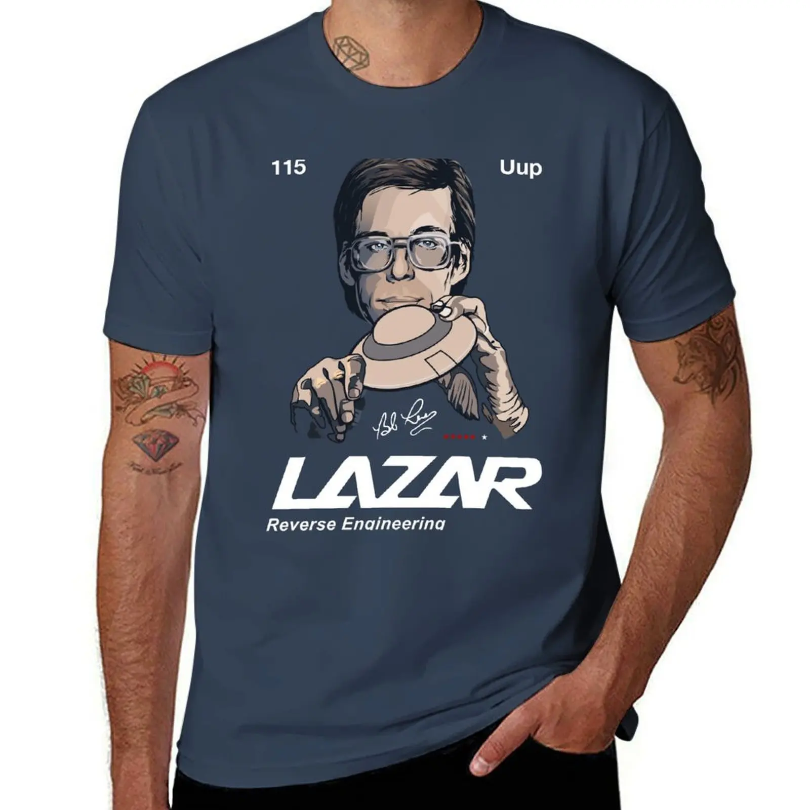 

Lazar Area 51 T-Shirt oversized heavyweights new edition anime shirts men
