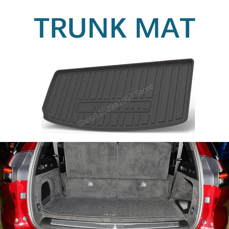 

Car Trunk Mat For Jeep Grand Cherokee L WL75 2023 2024 2025 2026 6seat Waterproof Cargo Liner Carpet Storage Pad Car Accessories