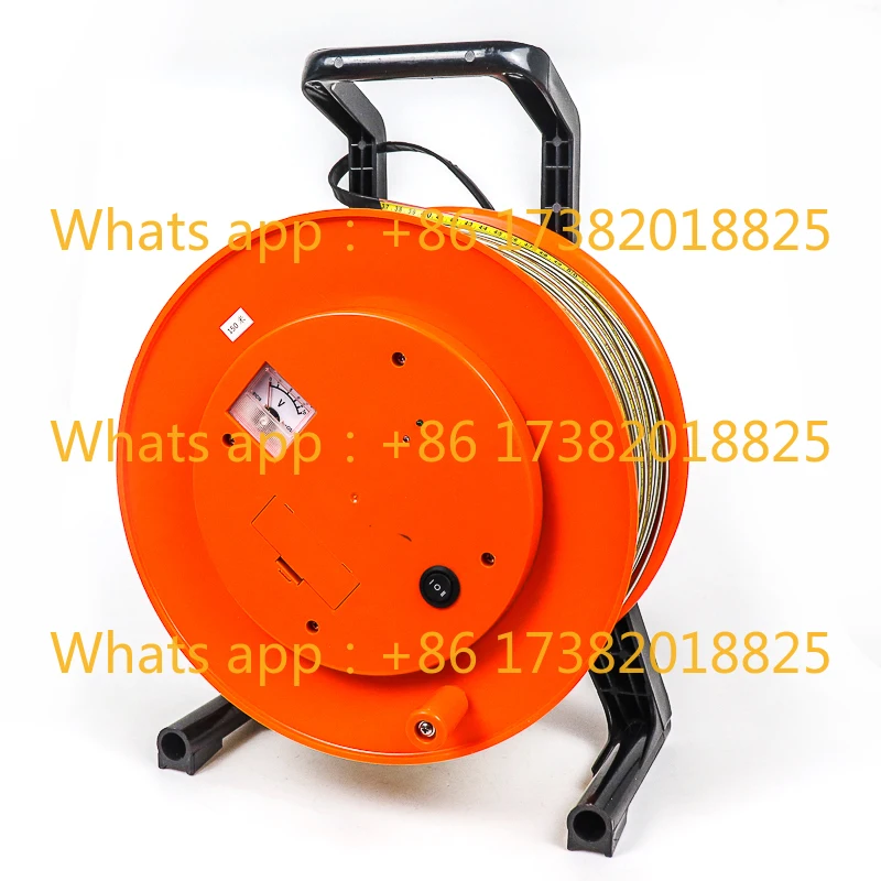 15mm Probe Steel Ruler Tape Deep Well Water Level Meter For 100M 300M 500M Well Water Depth