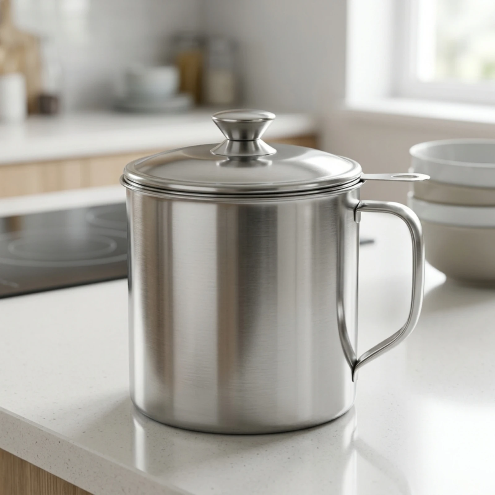 Olie-opslagpot met filter Vaat - Home Cooking Oil Filter recensie en prijs