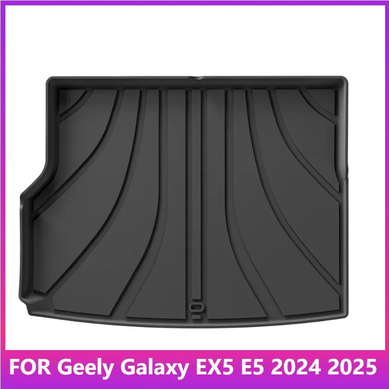 

Коврик в багажник автомобиля для Geely Galaxy EX5 E5 2024 2025, нижний слой багажника, коврик в багажник, TPE 3D, водонепроницаемый лоток без запаха, черный