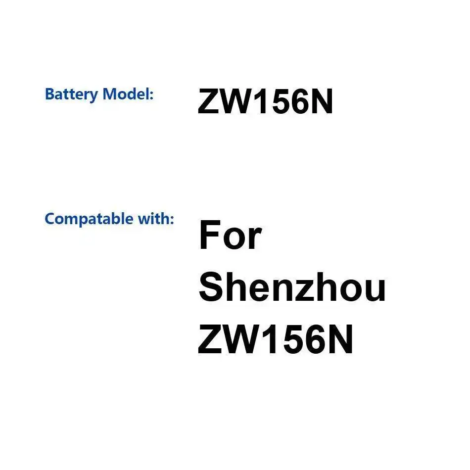 

Laptop Battery For Shenzhou ZW156N Premium Replacement 5000Mah