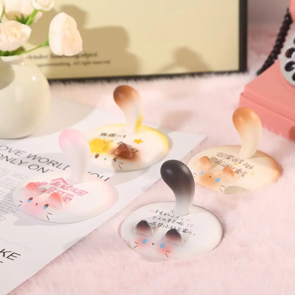 Cute Design Mobile Phone Holder Sweet Style Mini Size Desktop Phone Holder Decorative Function Creative Shape Cartoon Cat Holder