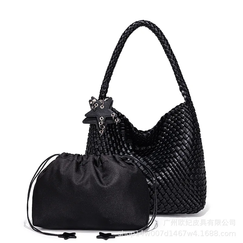 

Роскошная средняя сумка-тоут ручной работы для женщин, высококлассная элегантность, большая вместимость, универсальная сумка для ношения в руке и на плече