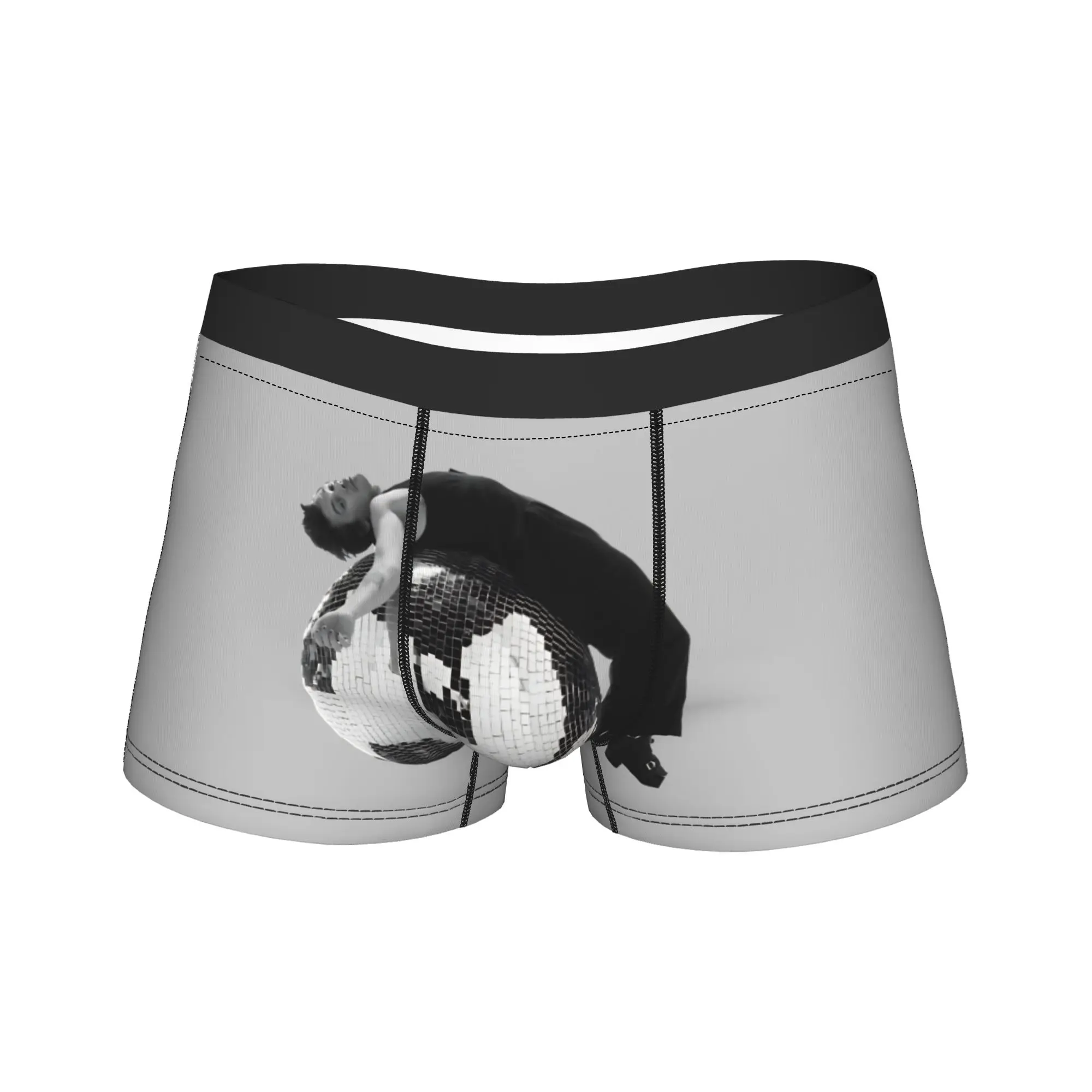 

Harrys Style Disco Ball Underwear Customs Trunk Quality Males Underpants Novelty Shorts Briefs Gift Idea
