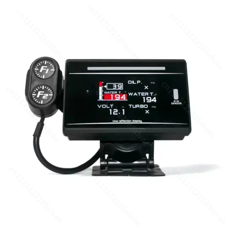 10-in-1 ZD DEFI FD Multifunctional OBD Gauge, Monitor Turbine Speed, Oil Temperature, Oil Pressure, Water Temperature & Vacuum