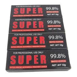 New 99.8% Black Super Tattoo Cream 10g Before Permanent Makeup Microblading Eyebrow Lips Auxiliary Cream