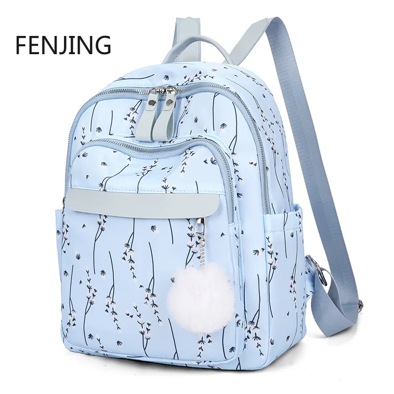 

Модный многофункциональный рюкзак, женская сумка на плечо большой вместимости, ткань Оксфорд с принтом, женские сумки на плечо, школьная сумка 2025