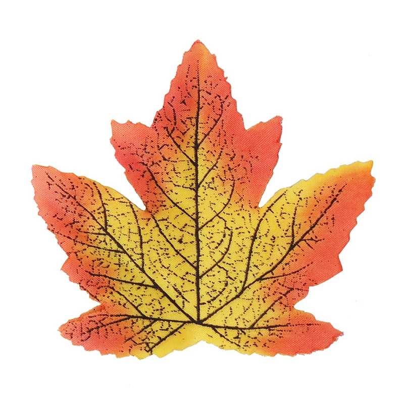 Artificial Maple Leaf Halloween Harvest Festival Props Simulated Maple Leaf Wedding DIY Home Decoration Artificial Plants