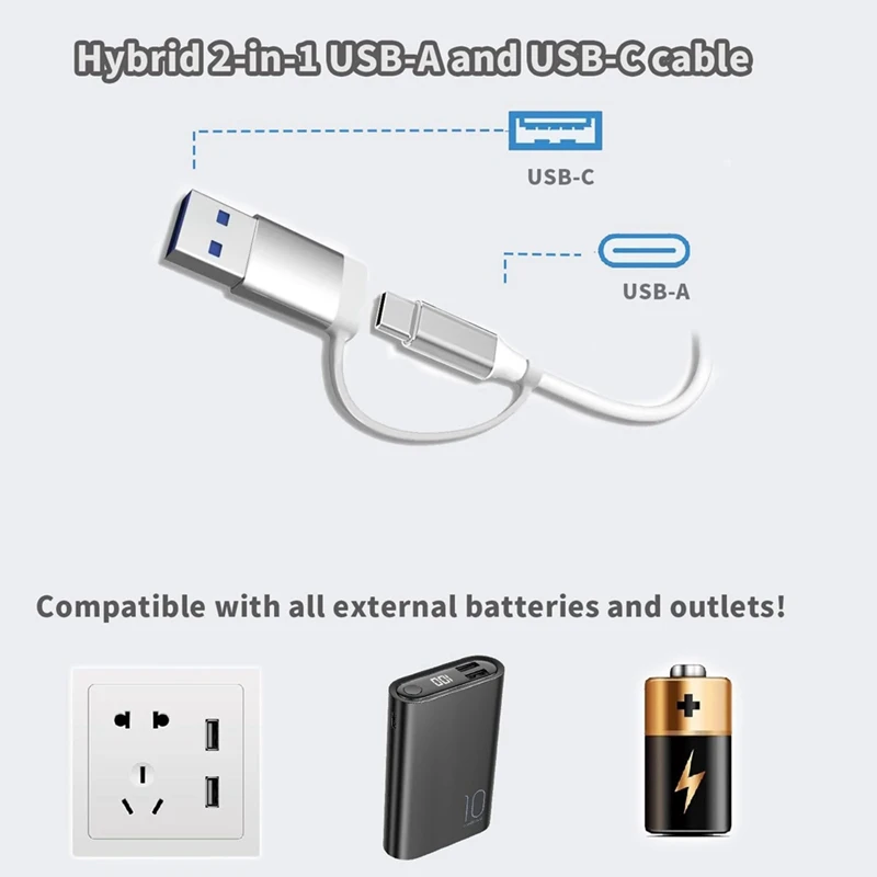 Multi USB C Hub With USB A Port Multifunctional Charger Adapter For Phone Smartwatch For Travel Trip