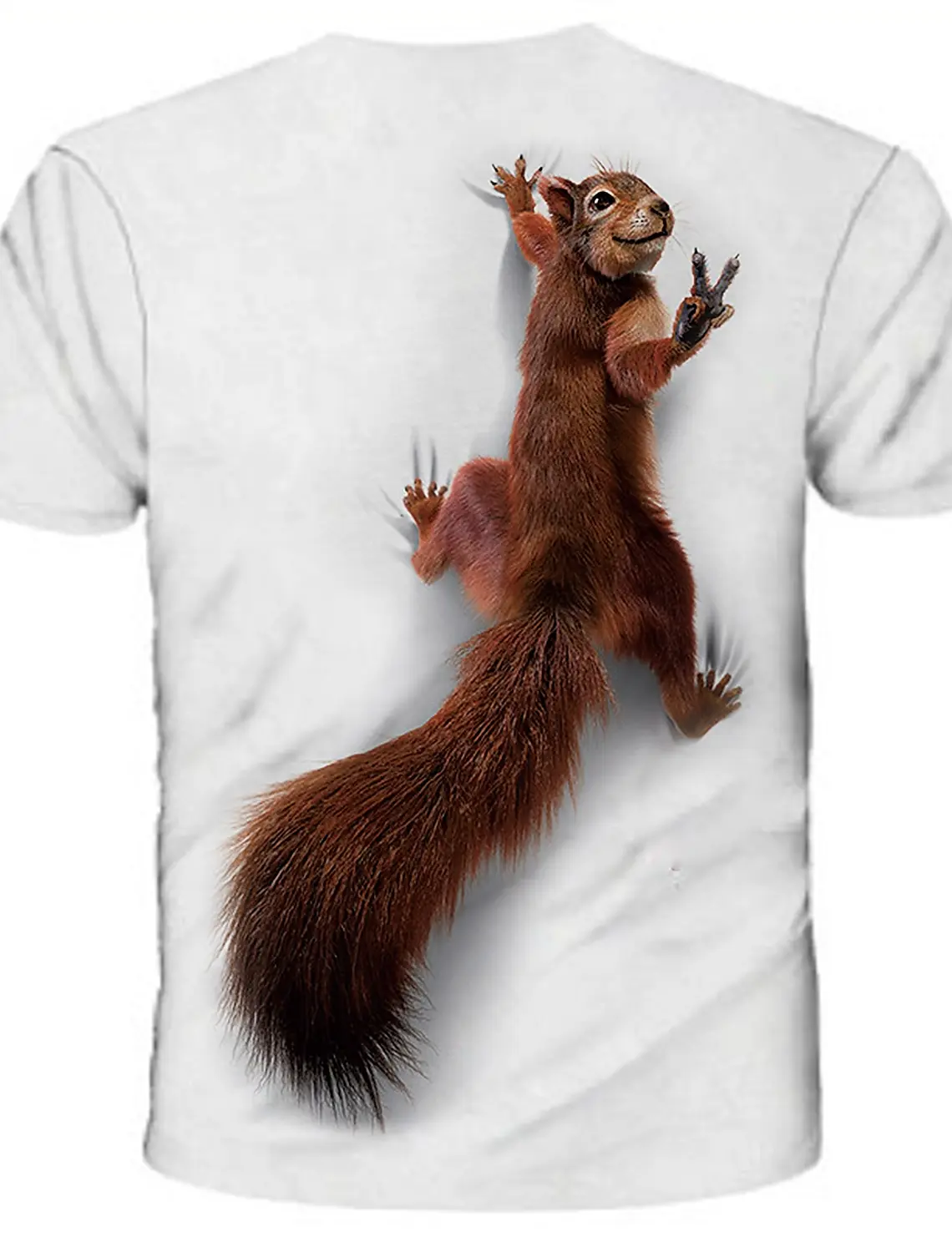 Men's T-shirt Animal Squirrel 3D Print Outdoor Street Short Sleeve Print Clothing Apparel Designer Funny Casual shirts for men