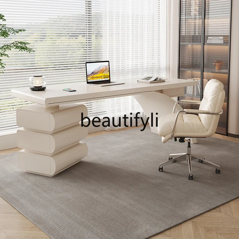 

XZSolid Wood Desk Home Small Apartment Computer Office Desk Writing Table